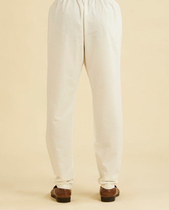 Diwas Men Cotton Classic Churidar Cream