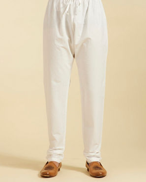Diwas Men Warm White Classic Straight Fit Pajama