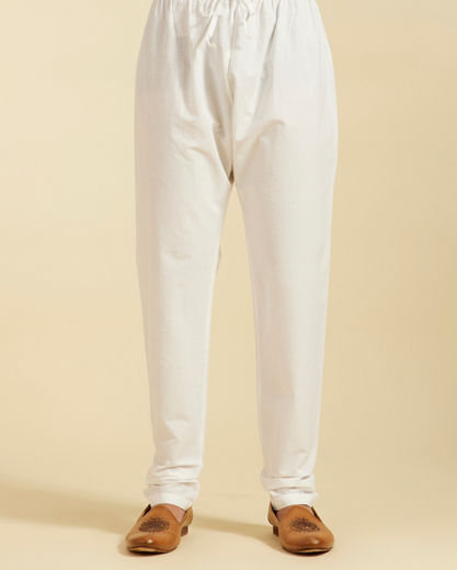 Diwas Men Warm White Classic Straight Fit Pajama