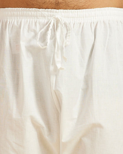 Diwas Men Warm White Classic Straight Fit Pajama