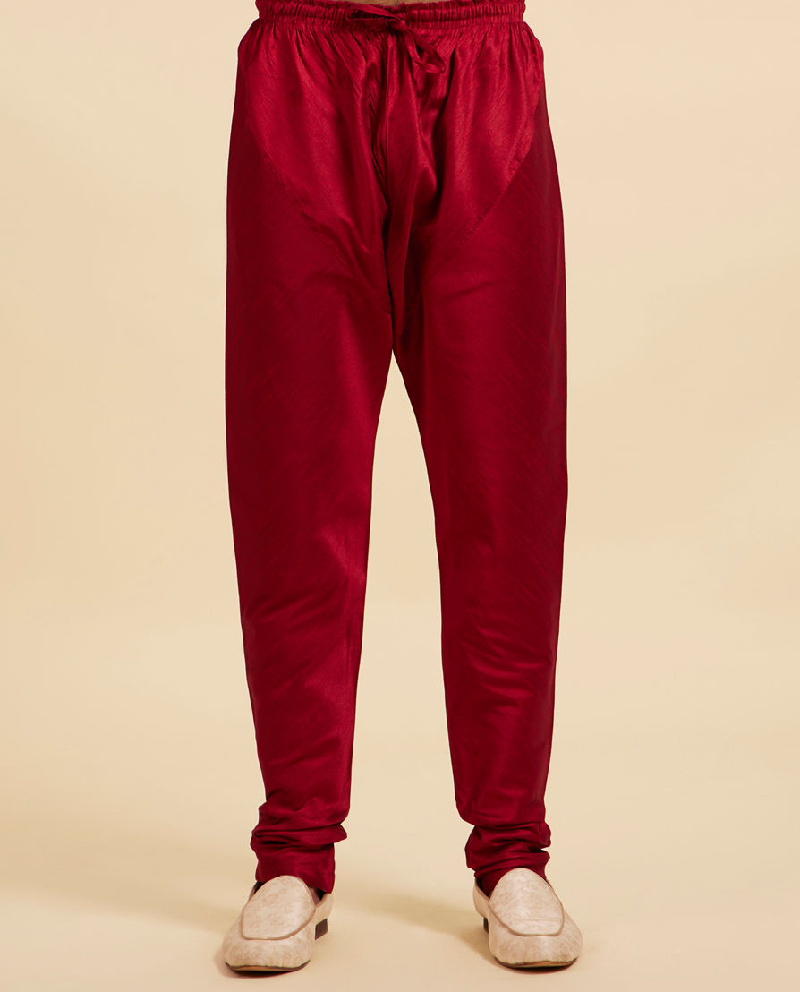 Diwas Men Maroon Red Pajama Pants