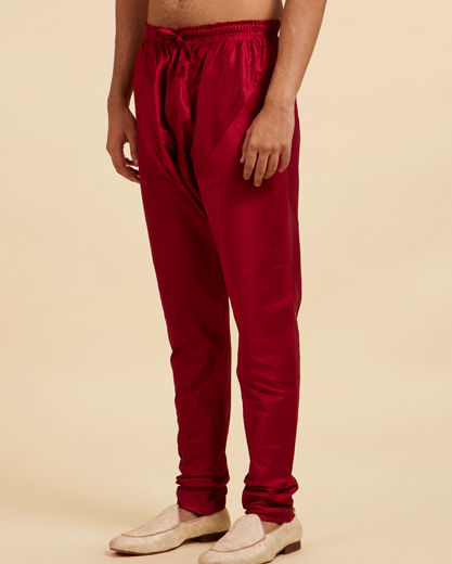 Diwas Men Maroon Red Pajama Pants