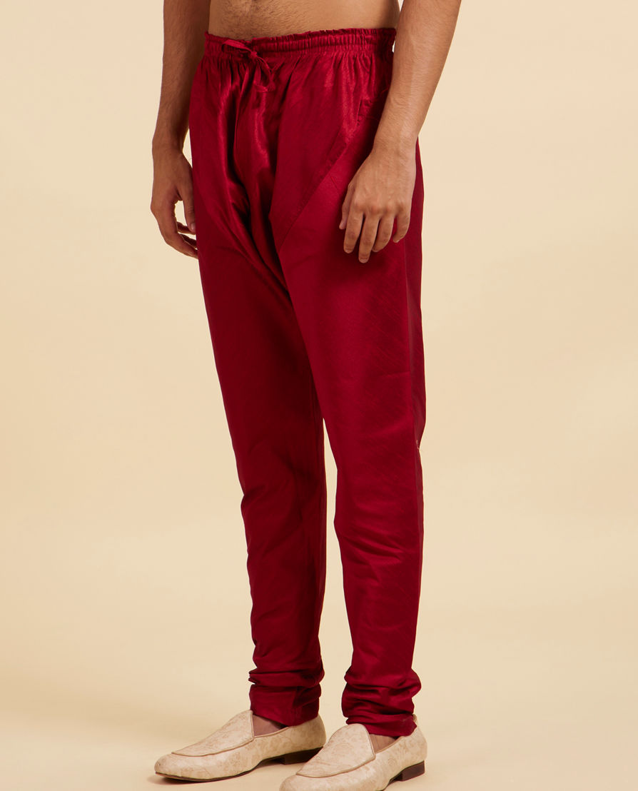 Diwas Men Maroon Red Pajama Pants