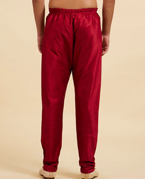 Diwas Men Maroon Red Pajama Pants