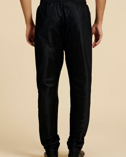 Diwas Men Ebony Black Churidar