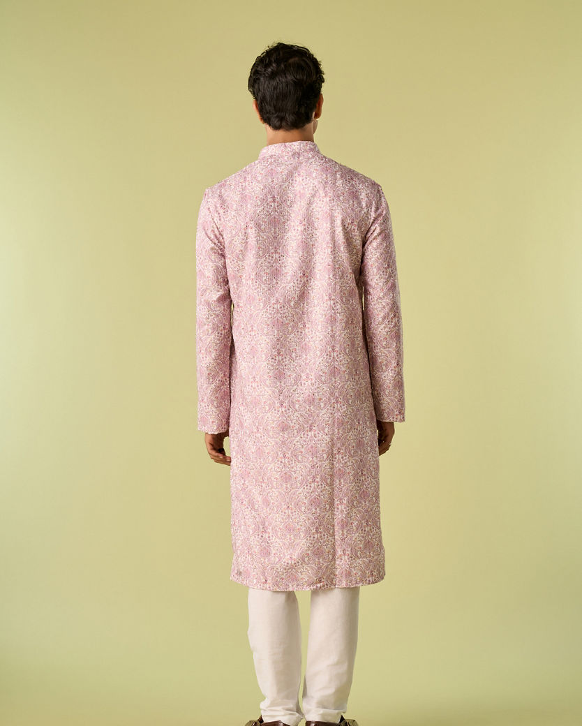 Diwas Men Lilac Festival Kurta Pajama