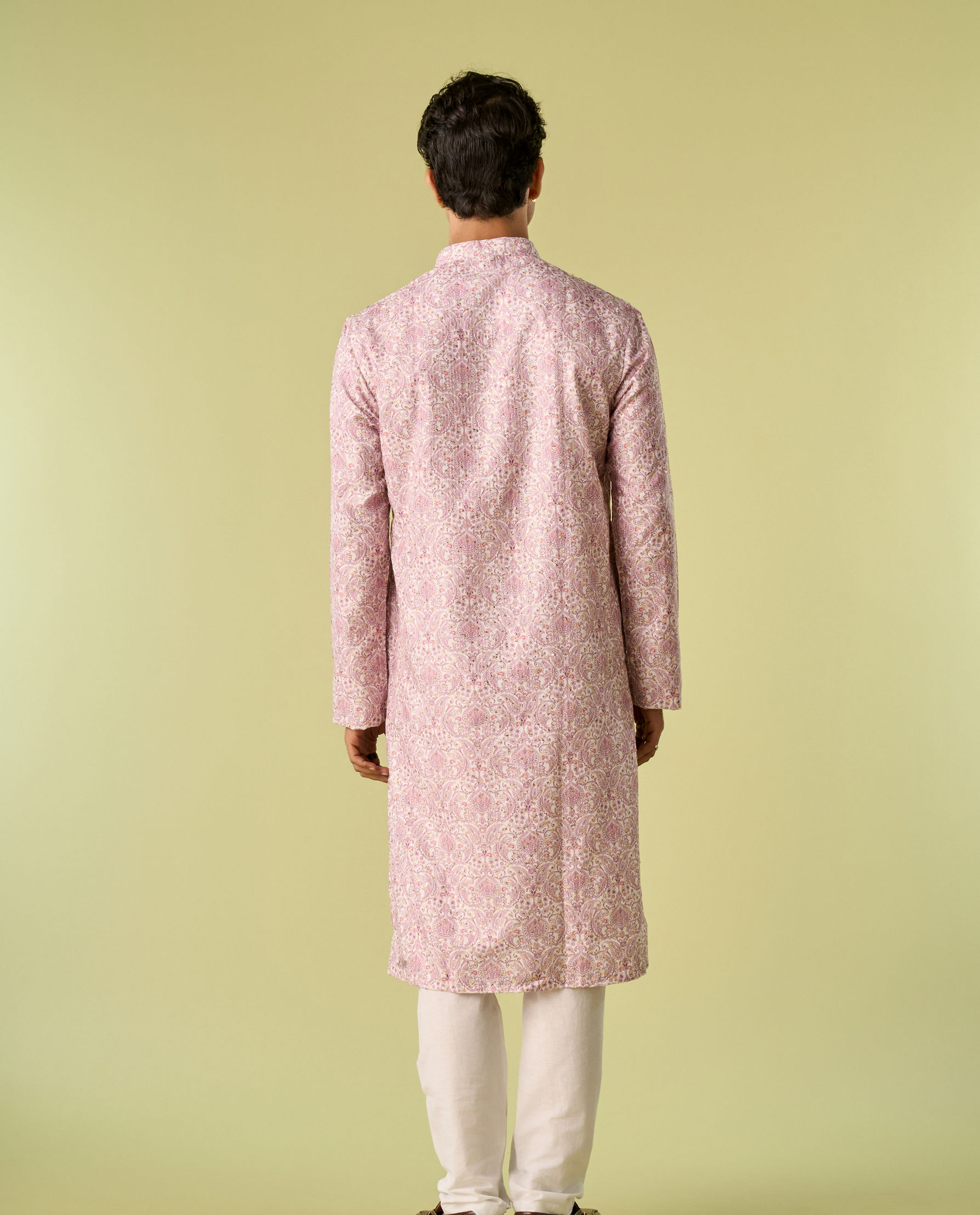Diwas Men Lilac Festival Kurta Pajama