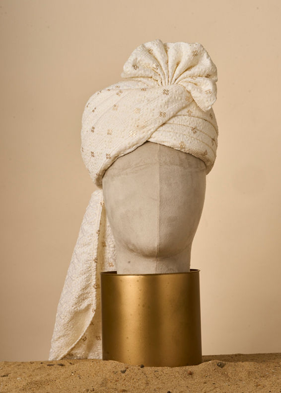 Manyavar Men Regal Cream Safa