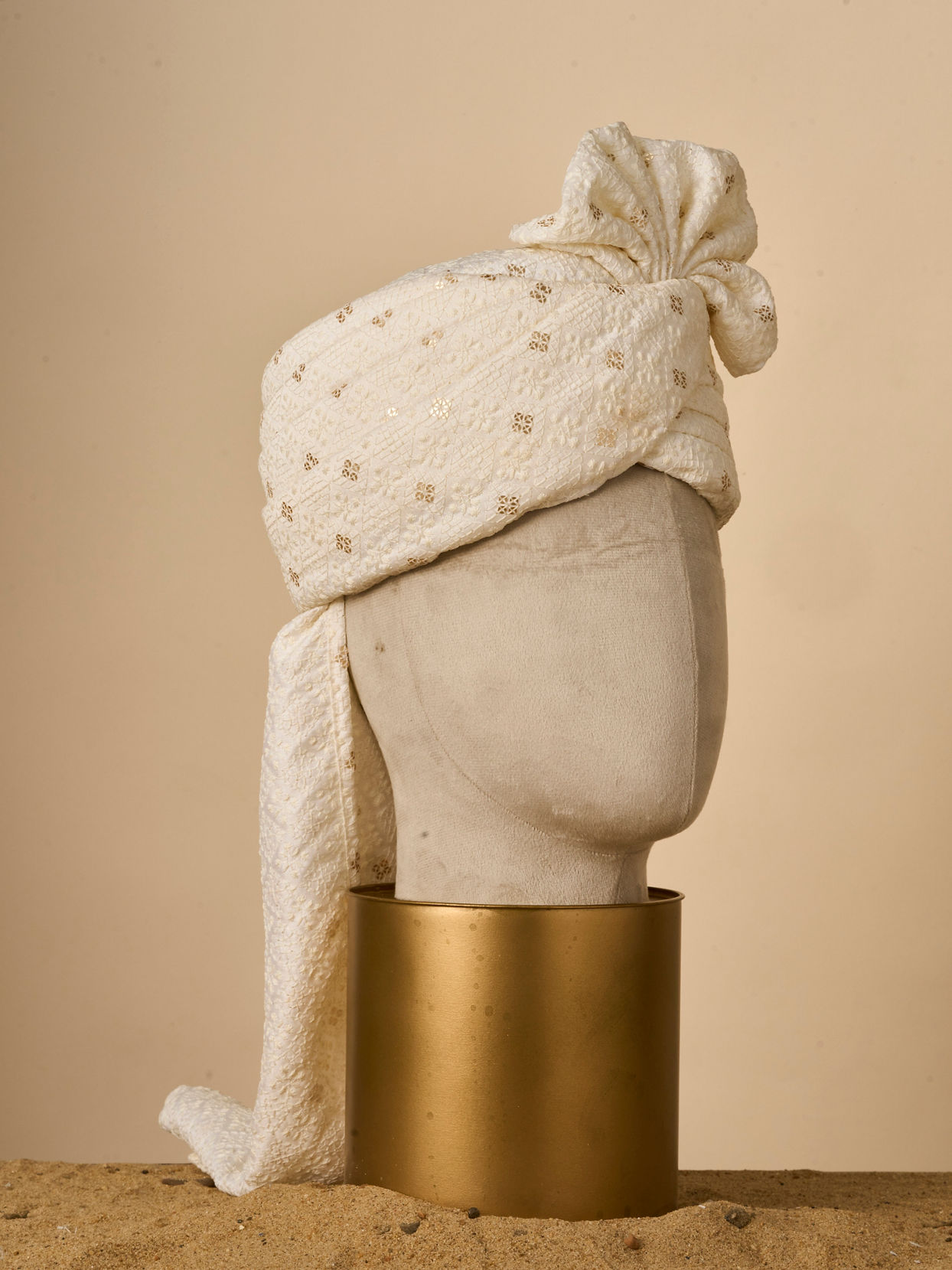 Manyavar Men Regal Cream Safa