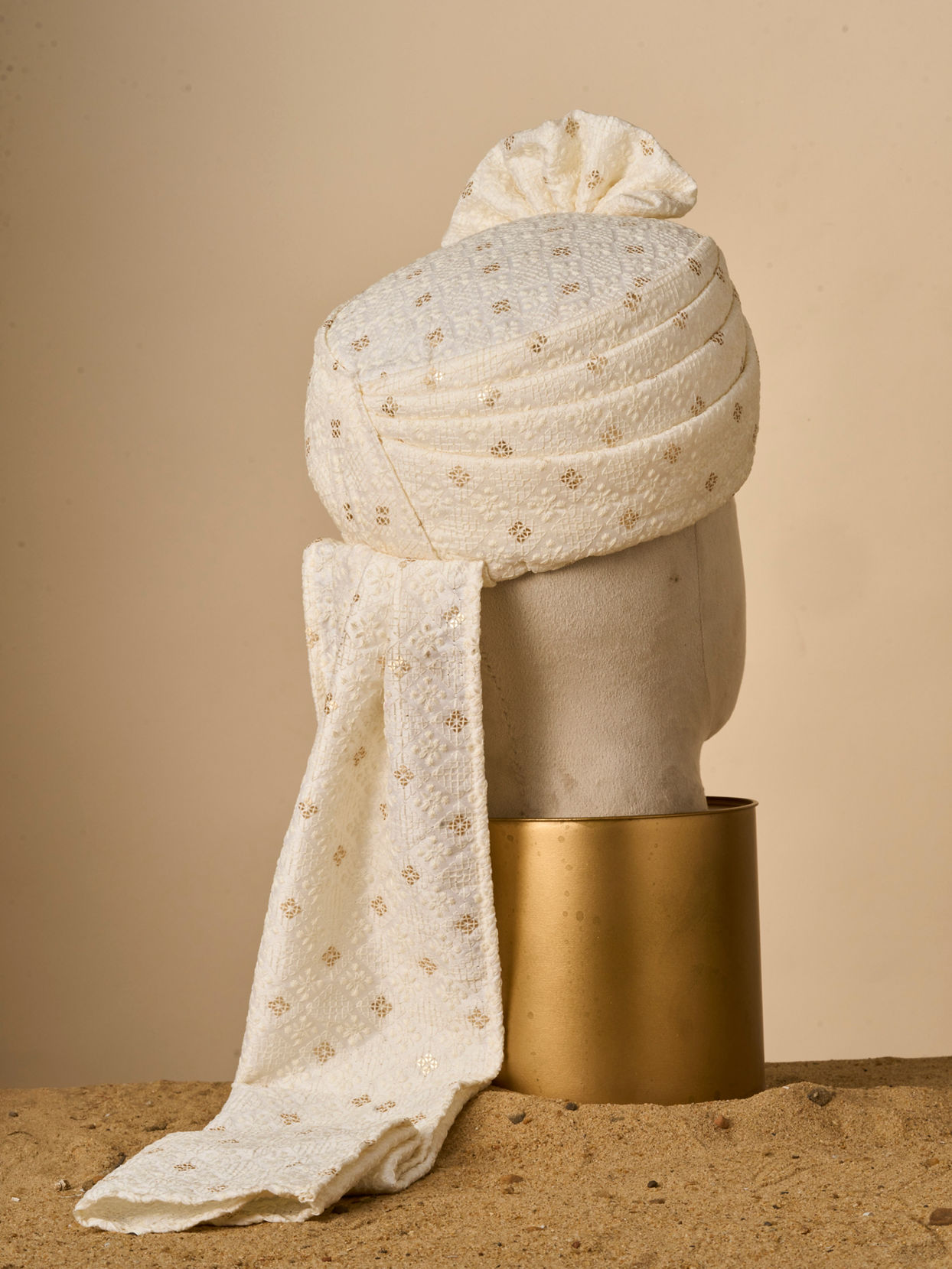 Manyavar Men Regal Cream Safa