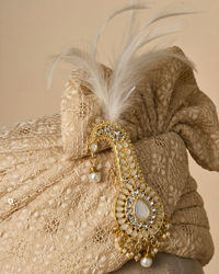 Manyavar Men Regal Beige Safa