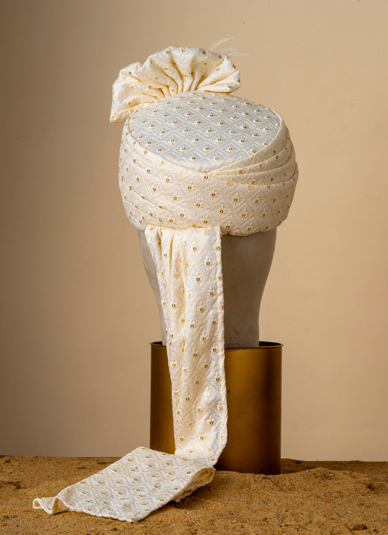 Manyavar Men Regal Cream Safa