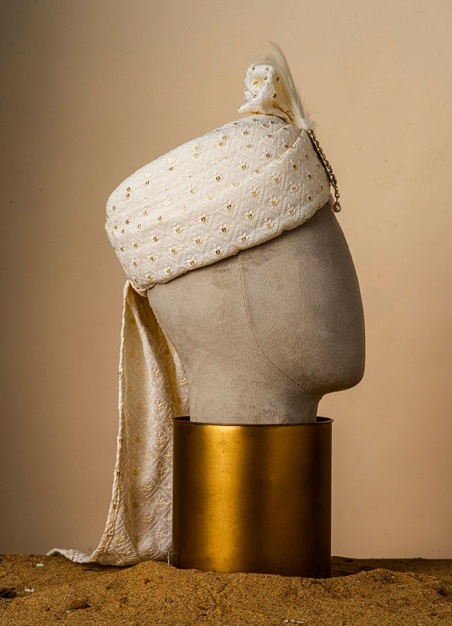 Manyavar Men Regal Cream Safa