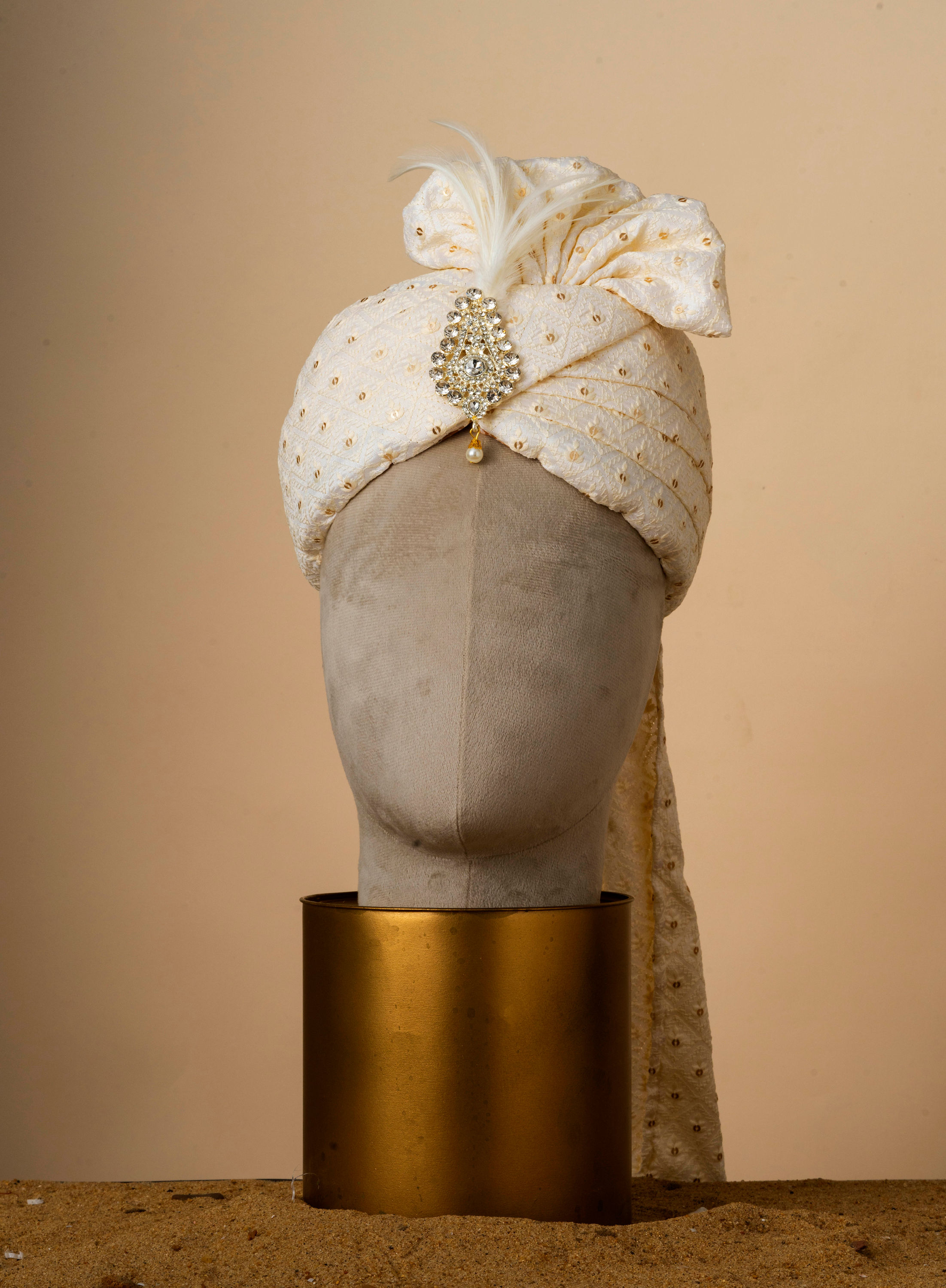 Manyavar Men Regal Cream Safa