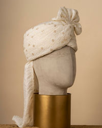 Manyavar Men Cream Elegance Safa