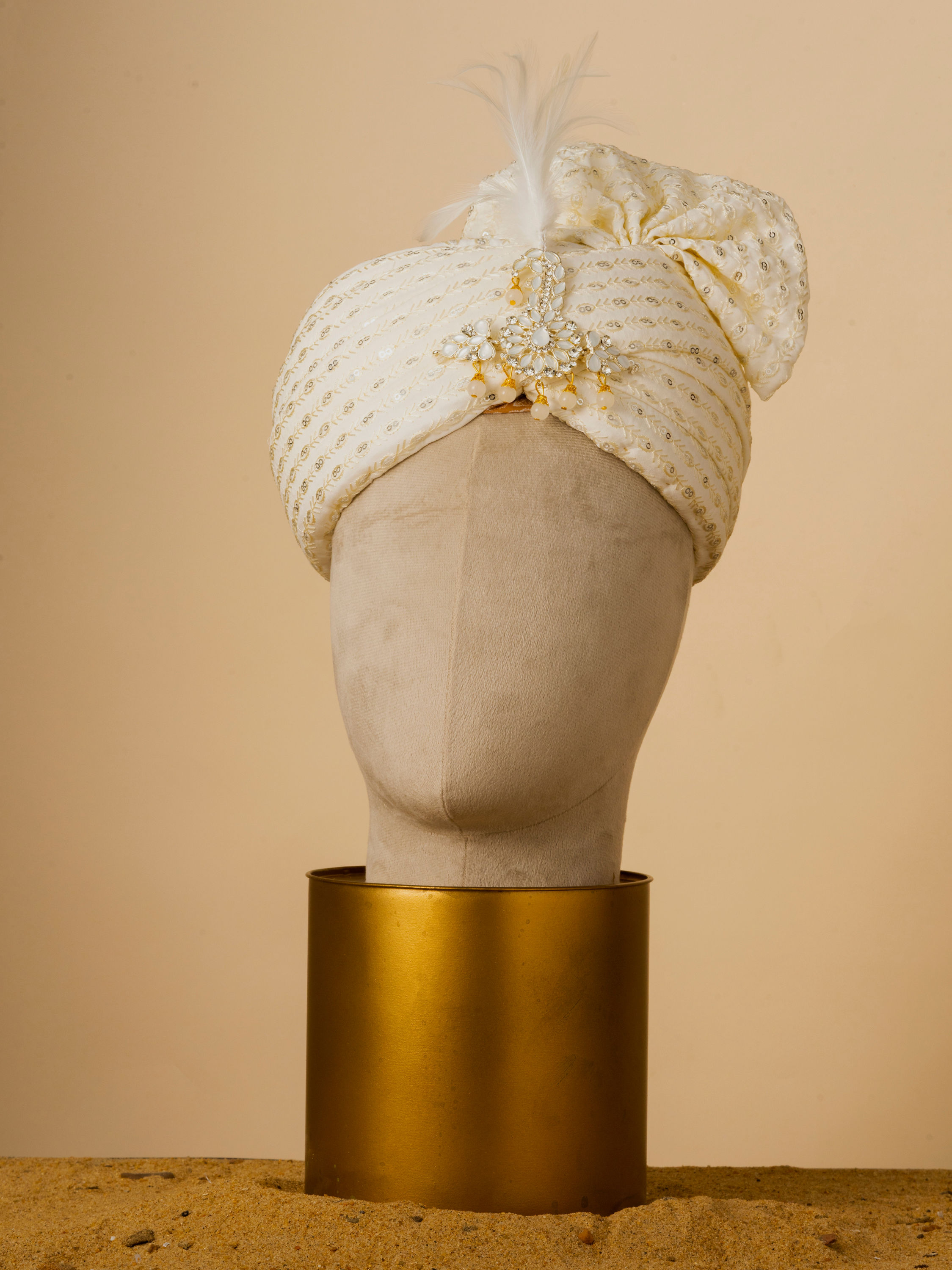 Manyavar Men Royal Cream Safa