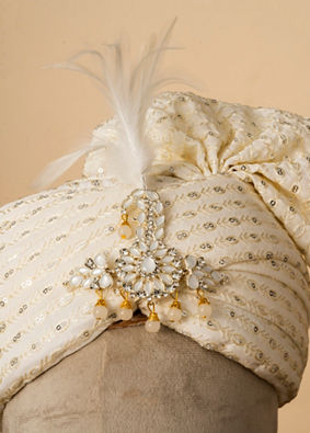 Manyavar Men Royal Cream Safa