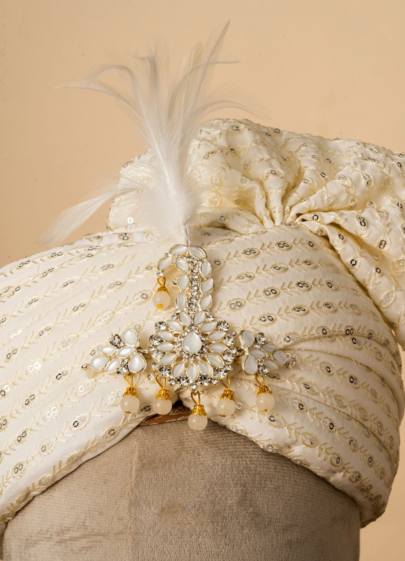 Manyavar Men Royal Cream Safa