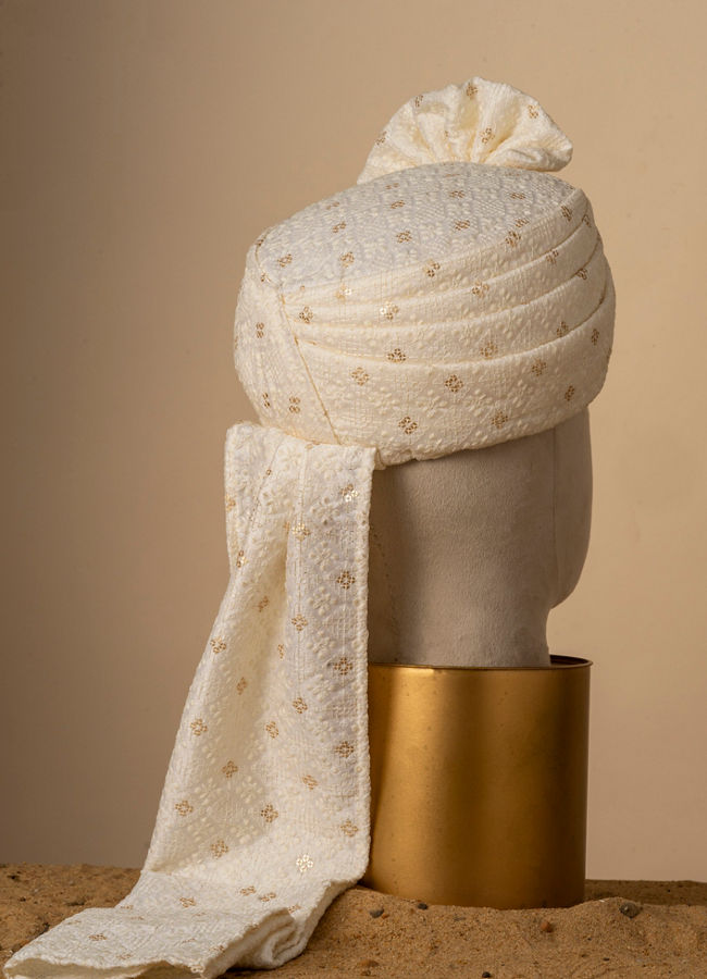 Manyavar Men Royal Cream Safa