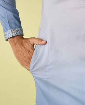 Diwas Men Gorgeous Blue Kurta Jacket Set