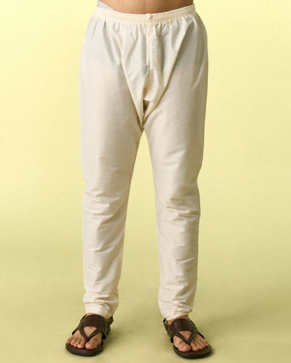 Diwas Men Teal Green Satin Kurta Jacket Set