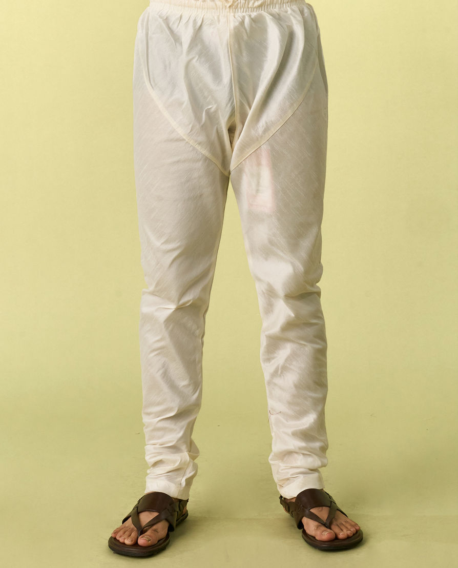 Diwas Men Peachy Kurta Jacket Set