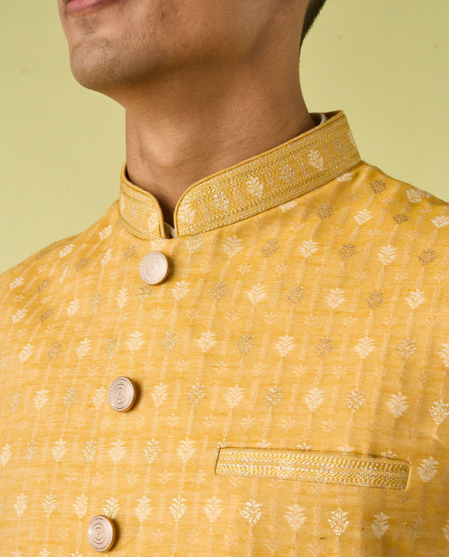 Diwas Men Radiant Sunbeam Kurta Jacket Set