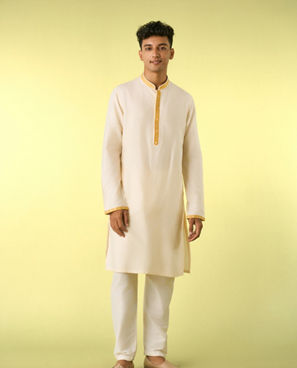 Diwas Men Radiant Sunbeam Kurta Jacket Set