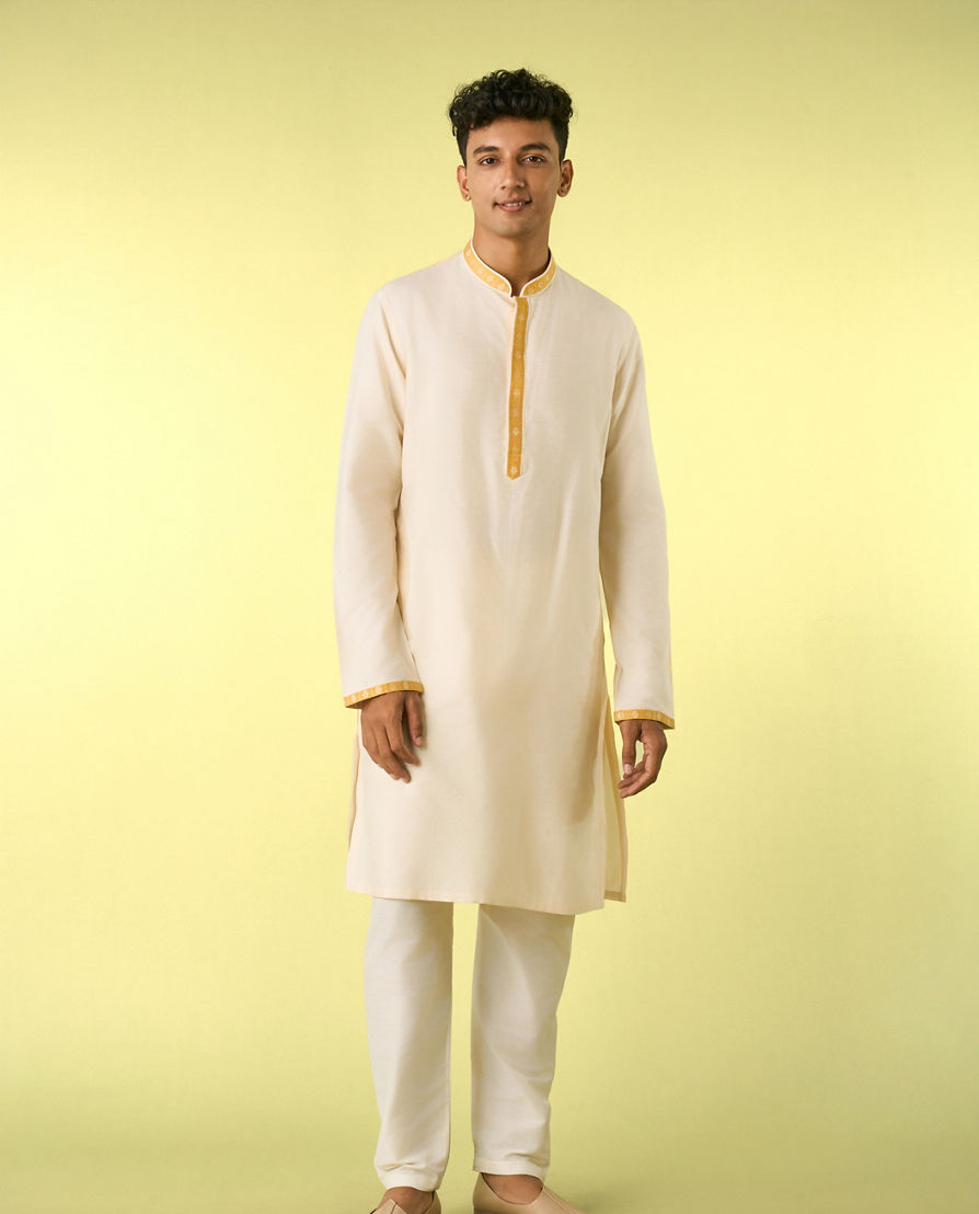 Diwas Men Radiant Sunbeam Kurta Jacket Set