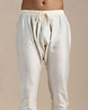 Manyavar Men Antique White Kurta and Jacket Set