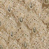 Dark Cream Bel Buti Embroidered Anarkali with Mirror Work