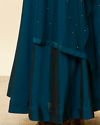 Mohey Women Teal Blue Embellished Empire Anarkali Suit