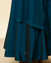 alt message - Mohey Women Teal Blue Embellished Empire Waist Dress image number 2