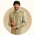 Green Sherwani