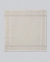 Manyavar Men White Cotton Pack of 3 Handkerchief