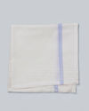Manyavar Men White Cotton Pack of 3 Handkerchief