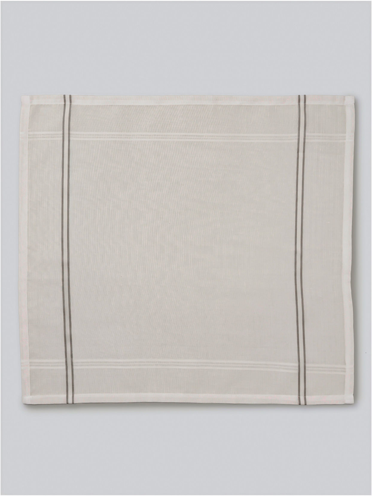 Manyavar Men Classic White Cotton Pack of 3 Handkerchief