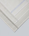 Manyavar Men Classic White Cotton Pack of 3 Handkerchief