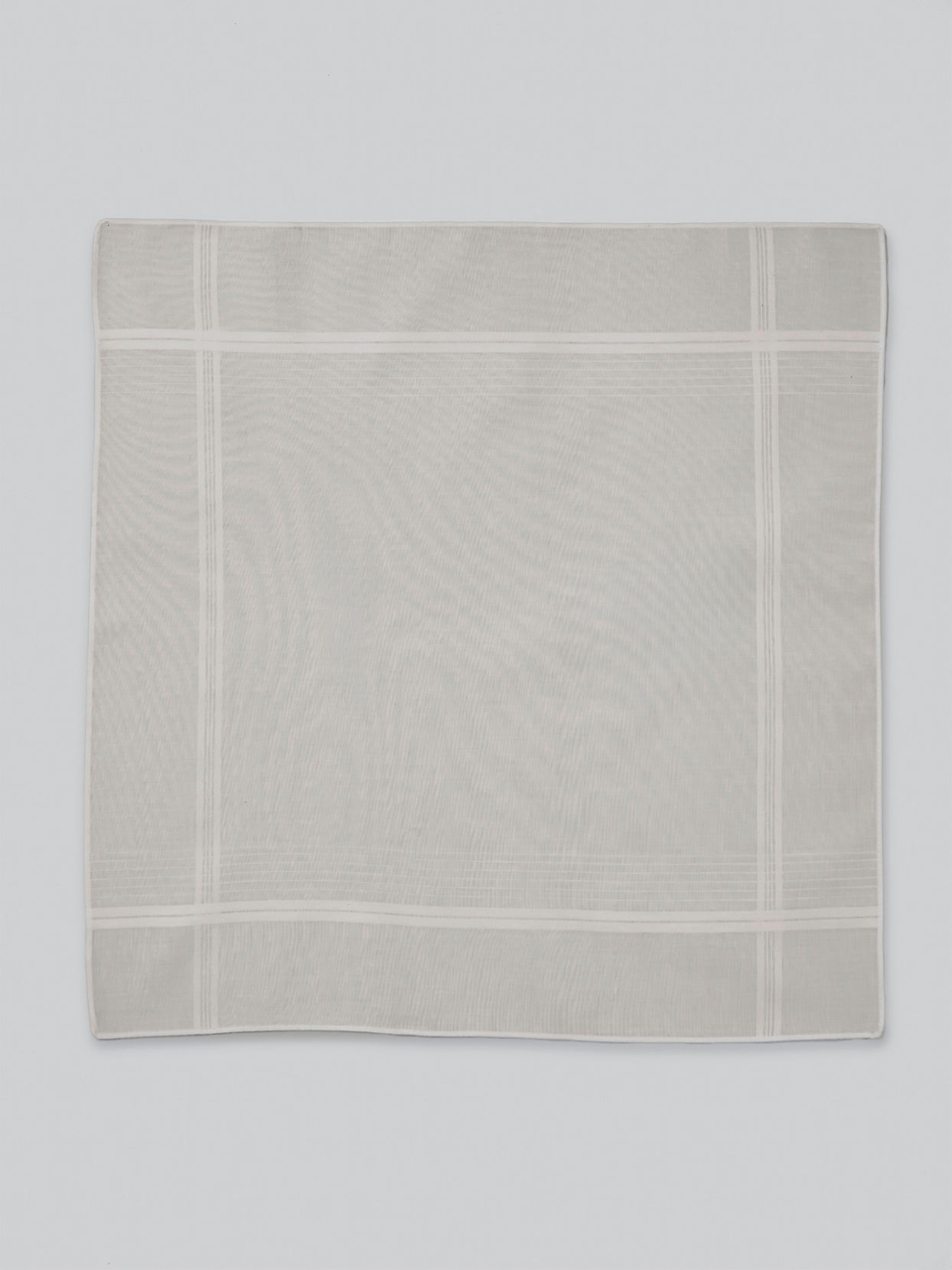 Manyavar Men Premium White Cotton Pack of 3 Handkerchief