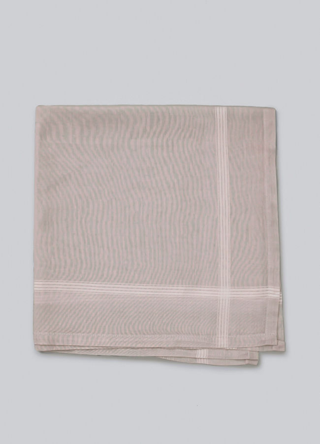 Manyavar Men Cotton Multicolor Pack of 3 Handkerchief