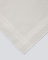 Manyavar Men Cotton White Pack of 3 Handkerchief