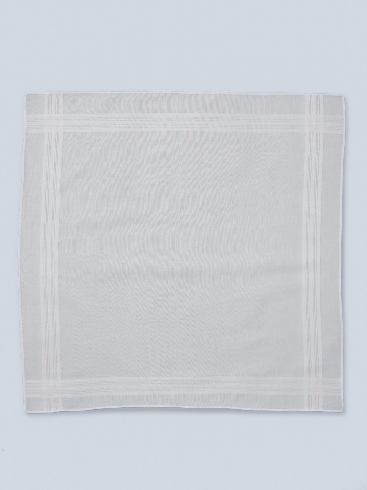 Manyavar Men Cotton White Pack of 3 Handkerchief