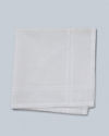 Manyavar Men Elegant White Cotton Pack of 3 Handkerchief