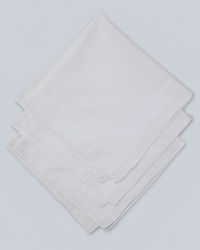 Manyavar Men Soft Cotton Pack of 3 Handkerchief