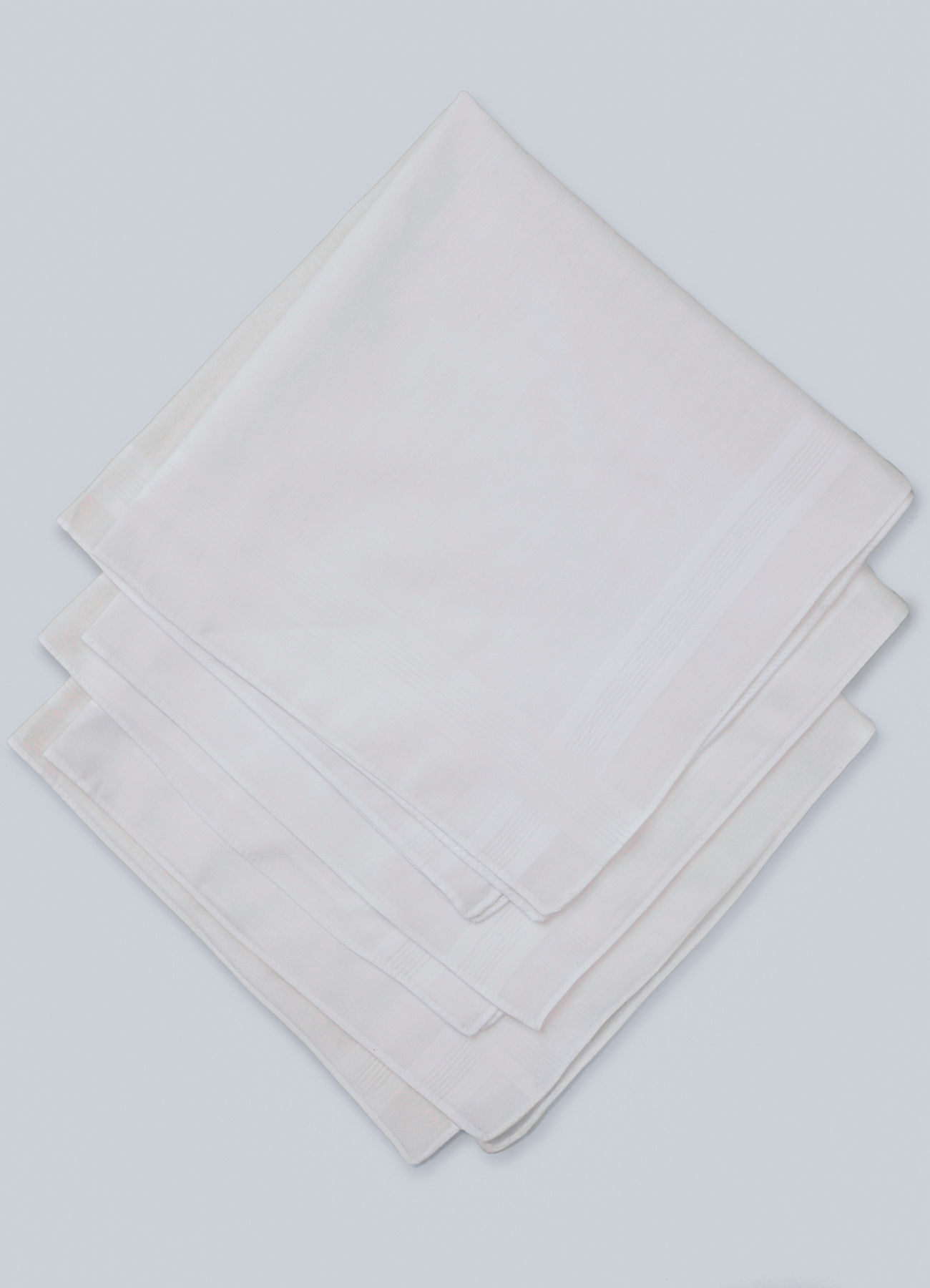 Manyavar Men Soft Cotton Pack of 3 Handkerchief