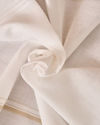 Manyavar Men White Cotton Handkerchief with Stripes