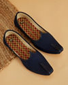 Manyavar Men Blue Jooti