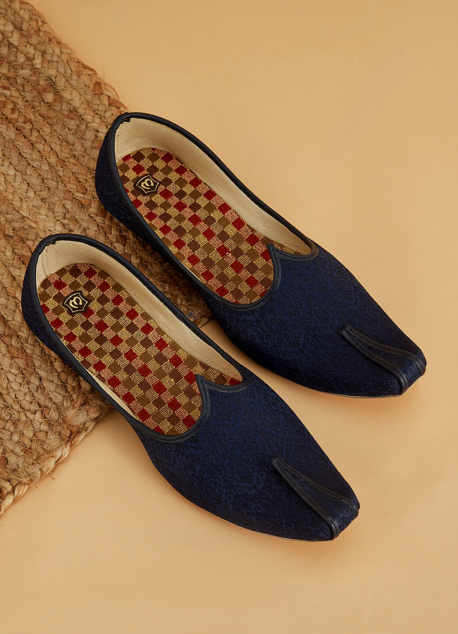 Manyavar Men Blue Jooti