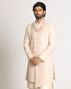 Manyavar Men Light Pink Indo Western