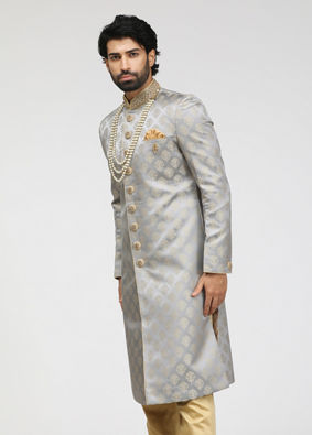 Gorgeous Grey Sherwani image number 0